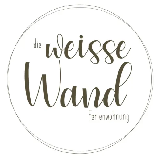 Logo die weisse Wand